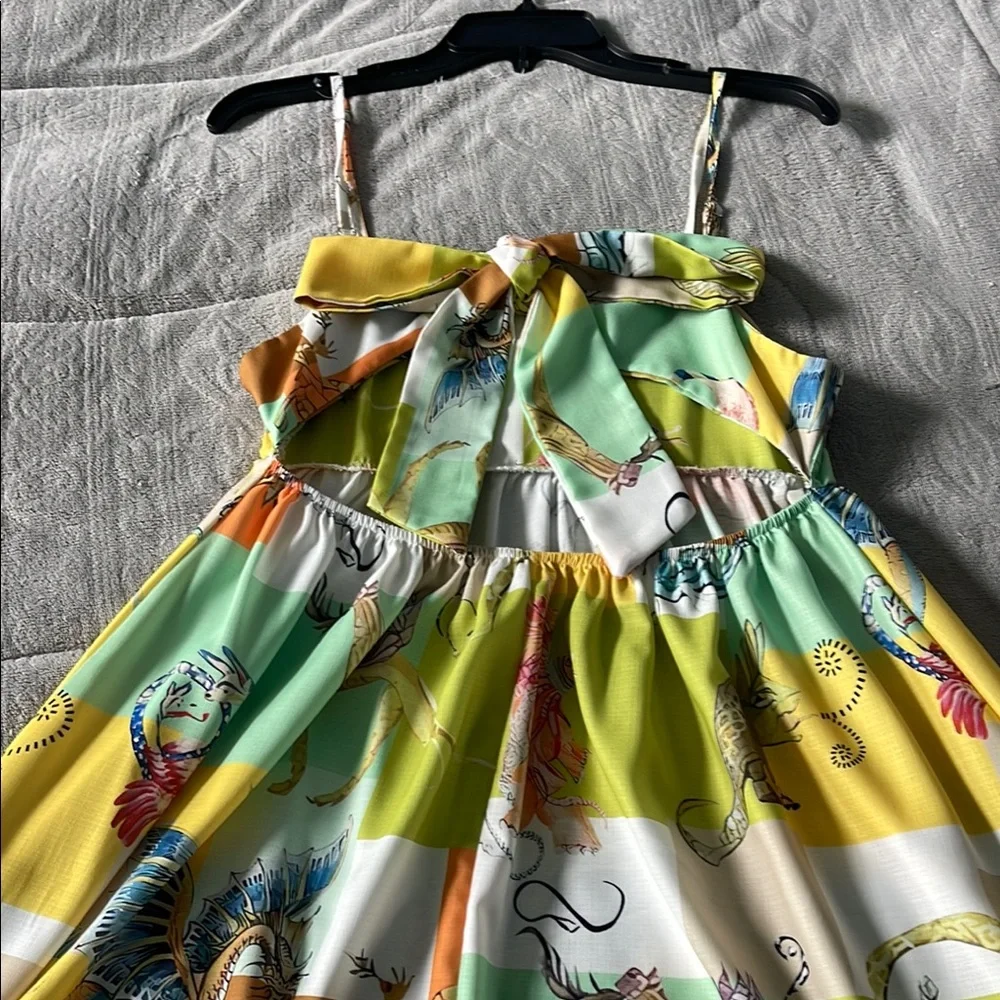ROMWE Colorful Patterned Maxi Dress - Picture 4 of 7